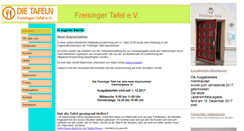 Desktop Screenshot of freisinger-tafel.eu