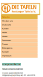 Mobile Screenshot of freisinger-tafel.eu